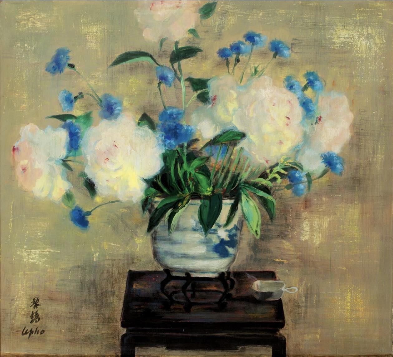 LÊ PHỔ – “PIVOINES ET BLEUETS”