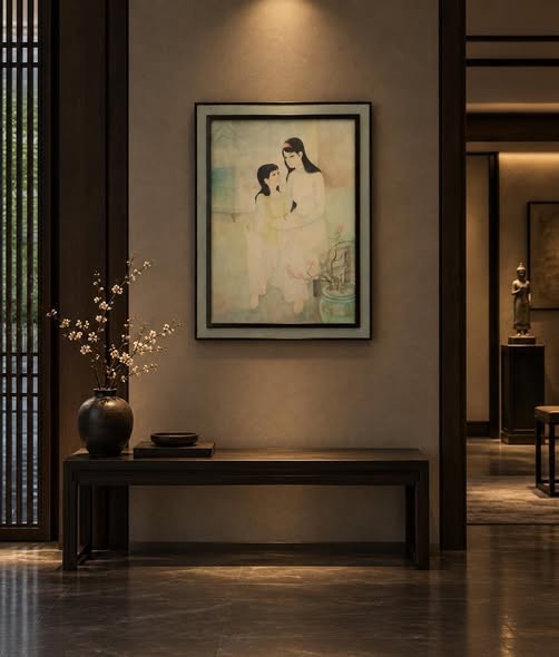 ĐÔNG PHƯƠNG – VẺ ĐẸP MẪU TỬ TRONG TRANH LỤA VIỆT NAM