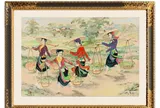 TRẦN VĂN THỌ VÀ TRANH LỤA