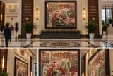 HOẠ SĨ TRẦN GIA BÍCH VẼ CHỦ TỊCH TRẦN DUY HƯNG TRONG NGÀY TIẾP QUẢN THỦ ĐÔ