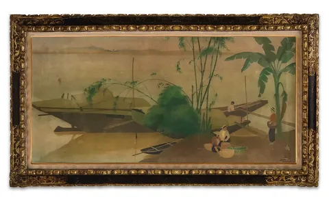 ĐẤU GIÁ 350 TÁC PHẨM - NHÀ ĐẤU GIÁ LE AUCTION HOUSE “NGHỆ THUẬT VIỆT NAM THẾ KỶ 20”: KỶ NIỆM 100 NĂM THÀNH LẬP TRƯỜNG CAO ĐẲNG MỸ THUẬT ĐÔNG DƯƠNG