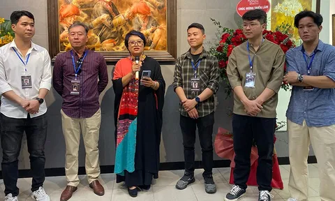 Hơn 60 tác phẩm hội họa ấn tượng được trưng bày tại triển lãm “Câu chuyện đầu năm”