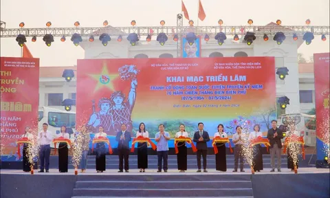 Tuyên truyền Kỷ niệm 70 năm Chiến thắng Điện Biên Phủ: Triển lãm tranh cổ động toàn quốc