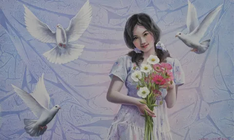 Triển lãm tranh họa sĩ Hàn Quốc đậm sắc màu Việt Nam