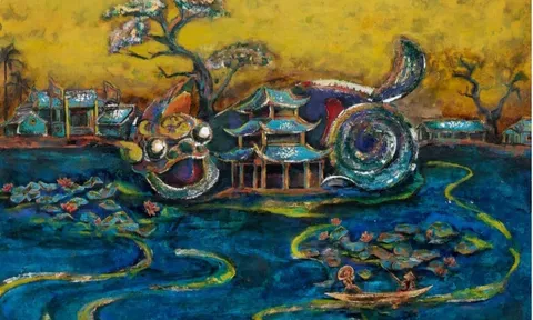 “Dấu thiêng” – triển lãm tranh sơn mài ấn tượng của họa sĩ trẻ Chu Nhật Quang