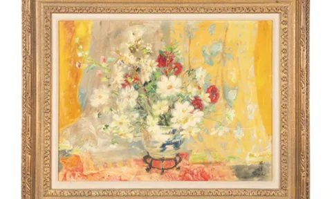 PHIÊN ĐẤU “BỘ SƯU TẬP MÙA THU QUÝ HIẾM” – TÁC PHẨM DANH HỌA LÊ PHỔ GÕ VƯỢT MỨC