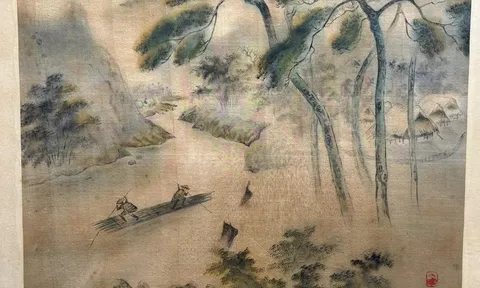 Hồn Việt Trong Từng Nét Trên Lụa: Tranh Thủy Mạc Của Họa Sĩ Đinh Minh