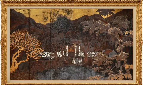 BÌNH PHONG SƠN MÀI “CẢNH CHÙA” PHẠM HẬU