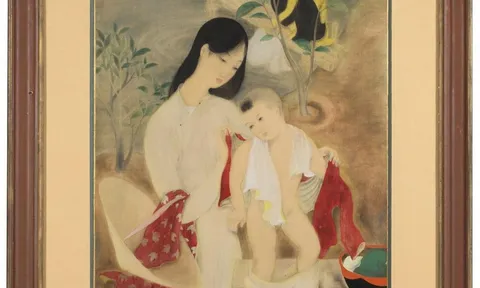 LÊ PHỔ: TRANH LỤA “LE BAIN” GÂY CHẤN ĐỘNG SÀN ĐẤU GIÁ QUỐC TẾ VỚI MỨC GIÁ HƠN 2 TRIỆU EURO