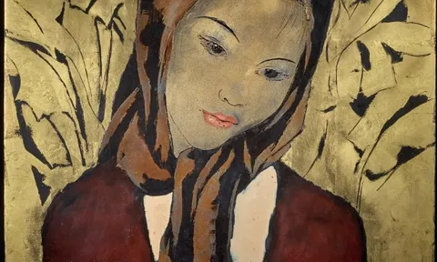 ALIX AYMÉ – CHÂN DUNG NGƯỜI PHỤ NỮ VỚI KHĂN CHOÀNG