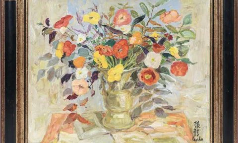 LÊ PHỔ – “VASE AUX COQUELICOTS” XUẤT HIỆN TẠI CANNES ENCHÈRES NGÀY 13.6.2025