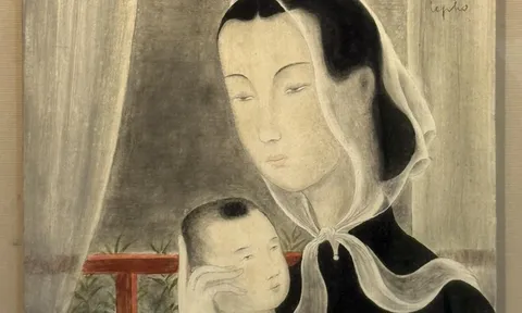 LÊ PHỔ – TÌNH MẪU TỬ NHƯ KHÚC NGÂM THẦM TRONG TRANH LỤA