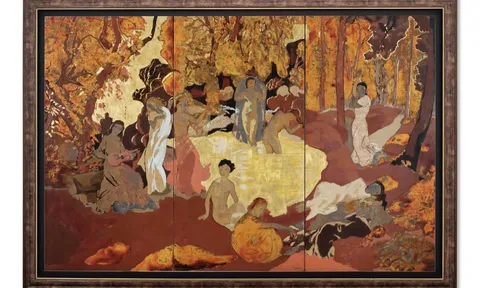 TÁC PHẨM KHỔ LỚN CỦA ALIX AYMÉ VẼ ĐỀ TÀI VIỆT NAM ĐẠT GIÁ GẦN 13 TỶ ĐỒNG