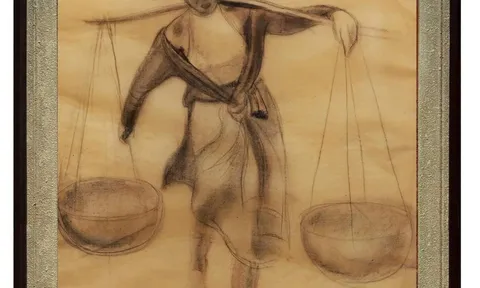 NGƯỜI PHỤ NỮ GÁNH HÀNG – MỘT PHÁC HỌA TỪ CUỘC SỐNG AN NAM