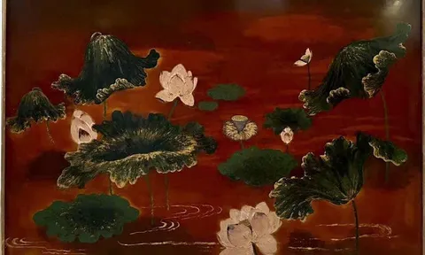 TÁC PHẨM “SEN” MỘT KHOẢNH KHẮC TĨNH TẠI TRONG HỘI HỌA TRẦN PHÚC DUYÊN