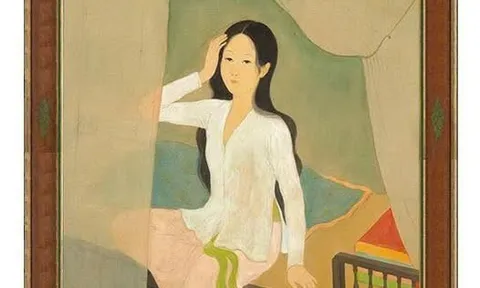 MAI TRUNG THỨ “THIẾU NỮ BUỔI SỚM CHẢI TÓC” 1941