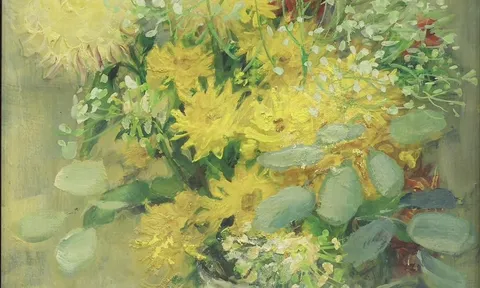 SẮC HOA LẶNG THẦM TRONG HỘI HỌA LÊ PHỔ