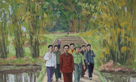 HỌA SĨ VĂN GIÁO VÀ TÁC PHẨM “BÁC HỒ THĂM HƯNG YÊN NĂM 1946”