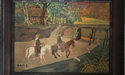 BÁC HỒ VÀ THỦ TƯỚNG PHẠM VĂN ĐỒNG TRONG TRANH HOÀNG SÙNG