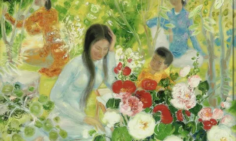 LÊ PHỔ – MẸ VÀ CON CÙNG HAI THIẾU NỮ TRONG VƯỜN: VẺ ĐẸP CHAU CHUỐT VÀ SỨC NÓNG TRÊN THỊ TRƯỜNG QUỐC TẾ