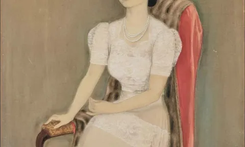 LÊ PHỔ (1907–2001) – “PORTRAIT DE DAME (PORTRAIT OF A LADY)”