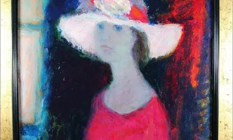 JEAN VOLANG (1921–2005) – “La Capeline Rose” và dấu ấn của một hoạ sĩ chân dung Pháp thế kỷ XX