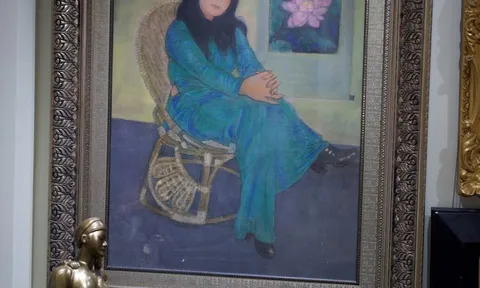 Cận cảnh dần các tác phẩm trong triển lãm “Âm vang một thế kỷ Nghệ thuật Việt Nam”