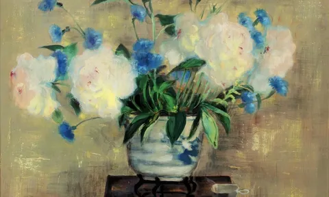 LÊ PHỔ – “PIVOINES ET BLEUETS”