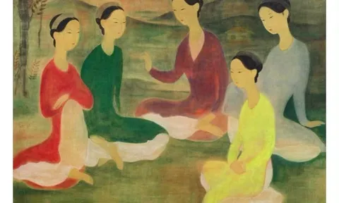 5 CÔ GÁI TRONG KHU VƯỜN: VÌ SAO MỘT BỨC LỤA VŨ CAO ĐÀM ĐẠT 3,7 TRIỆU USD?