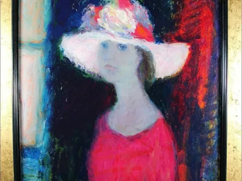 JEAN VOLANG (1921–2005) – “La Capeline Rose” và dấu ấn của một hoạ sĩ chân dung Pháp thế kỷ XX