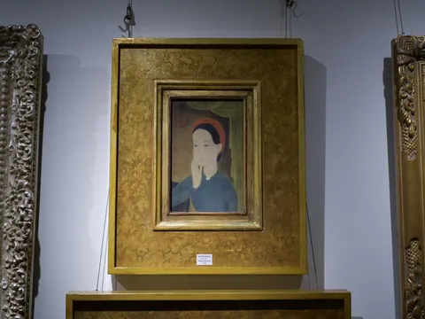 Cận cảnh dần các tác phẩm tiêu biểu trong triển lãm “Âm vang một thế kỷ Nghệ thuật Việt Nam”