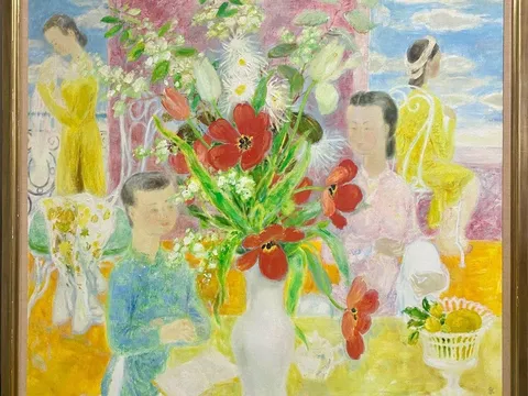 MỘT TÁC PHẨM ẤN TƯỢNG NGAY TỪ CÁI NHÌN ĐẦU TIÊN – KHỔ CỰC LỚN 145 × 145 CM