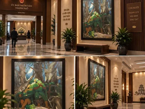 TRĂNG SÁNG TRƯỜNG SƠN – KÝ ỨC NGƯỜI LÍNH QUA HỘI HỌA TRẦN GIA BÍCH