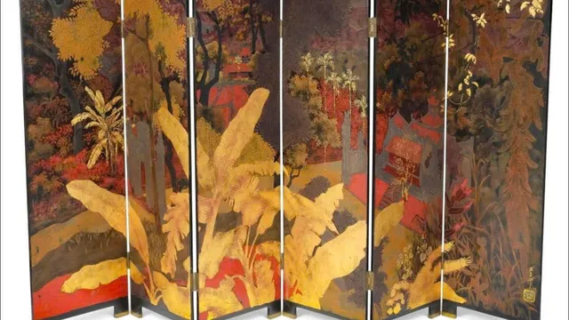 PHẠM HẬU – PARAVENT SƠN MÀI 6 TẤM ĐẠT 510.000€ TẠI PARIS