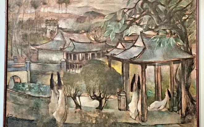HỌA SĨ TÔN THẤT VĂN: TÀI NĂNG VỚI NGHỆ THUẬT TRANH LỤA