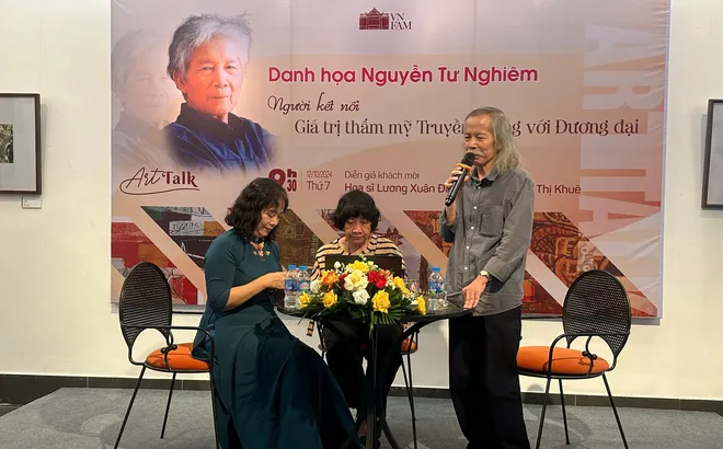 “Art Talk” – Danh họa Nguyễn Tư Nghiêm