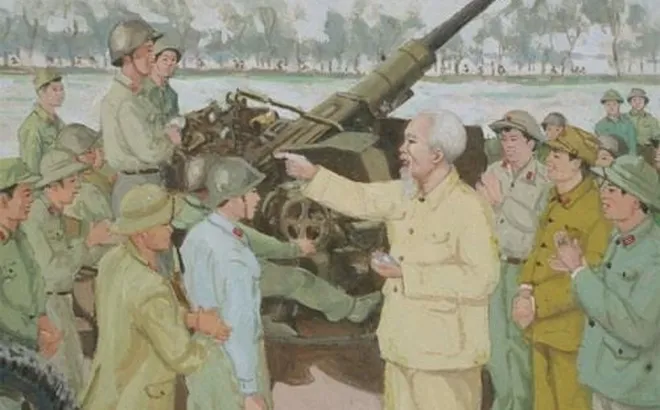 HỌA SĨ VĂN GIÁO VỚI TRANH MÀU BỘT