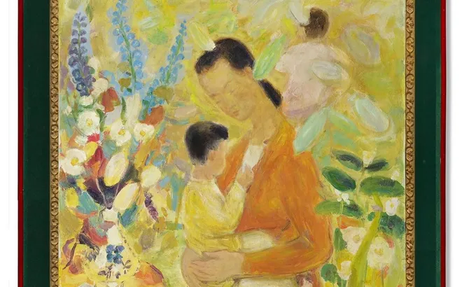 ẤN TƯỢNG VỚI TÁC PHẨM MẸ VÀ EM BÉ CỦA LÊ PHỔ