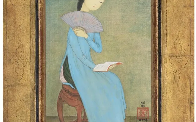 MAI TRUNG THỨ “TUNIQUE BLEUE”: LẶNG THẦM VẺ ĐẸP MỘT THỜI