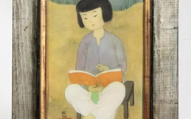 MAI TRUNG THỨ – CÔ BÉ ĐỌC SÁCH, 1956: GÕ BÚA 53.000 EUR