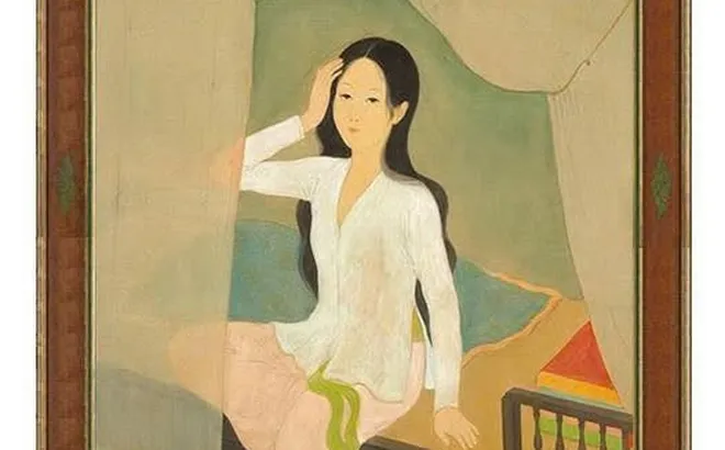 MAI TRUNG THỨ “THIẾU NỮ BUỔI SỚM CHẢI TÓC” 1941