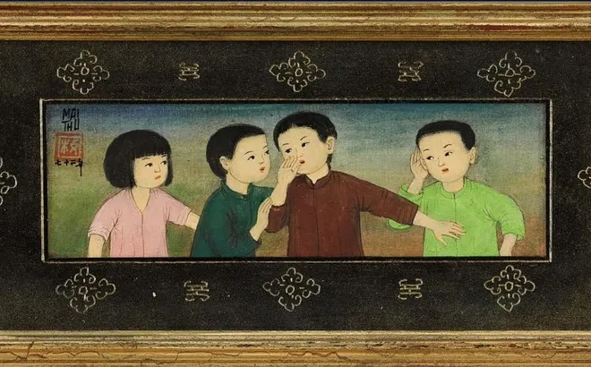 MAI TRUNG THỨ – “JEUNES ENFANTS CHUCHOTANT” 1972
