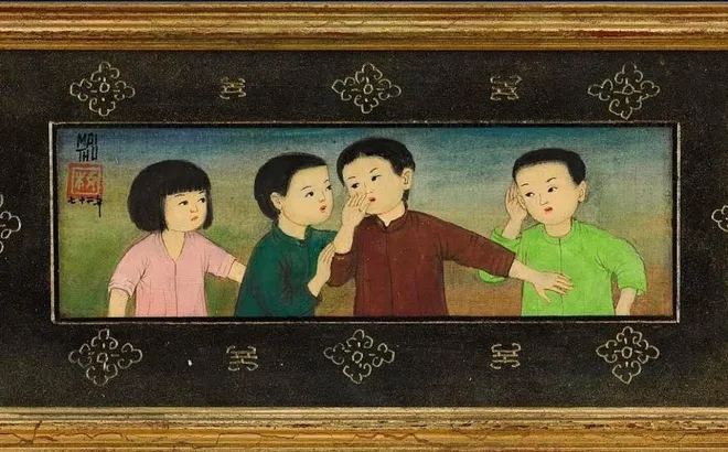 MAI TRUNG THỨ – “JEUNES ENFANTS CHUCHOTANT” 1972