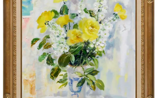 LÊ PHỔ (1907–2001) – “Le vase delft” (Chiếc bình Delft)