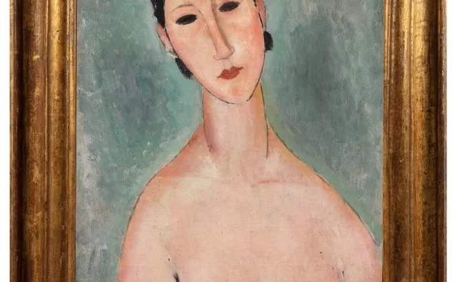 AMEDEO MODIGLIANI – “ELVIRE EN BUSTE” (1918–1919)