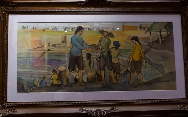 LƯƠNG XUÂN NHỊ – HÌNH ẢNH NGƯỜI DÂN ĐẮP ĐẬP BẮC HƯNG HẢI